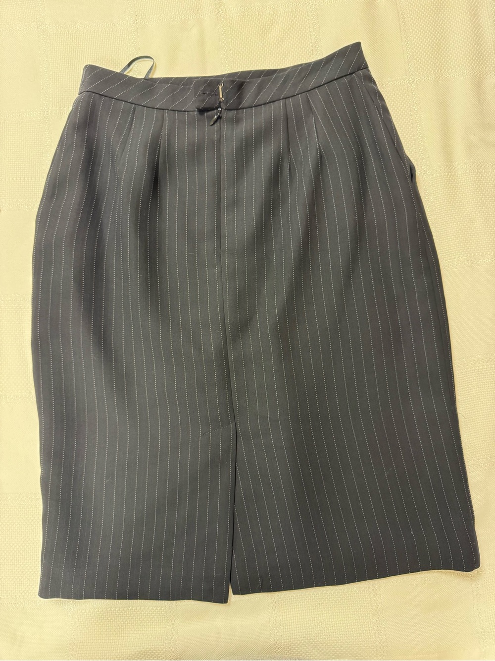 Alfani Black and white Pinstripe Pencil Skirt image 4